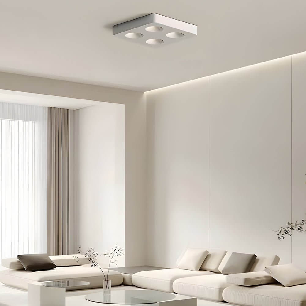 Square LED Anti - Glare Flush Mount Ceiling Light