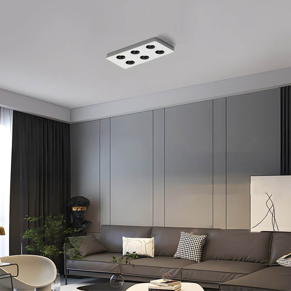 Square LED Anti - Glare Flush Mount Ceiling Light