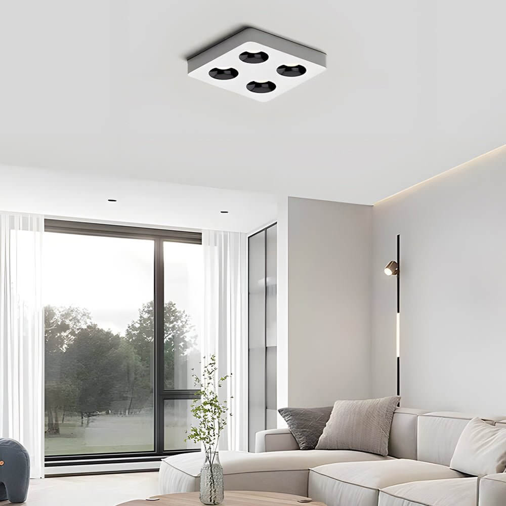 Square LED Anti - Glare Flush Mount Ceiling Light