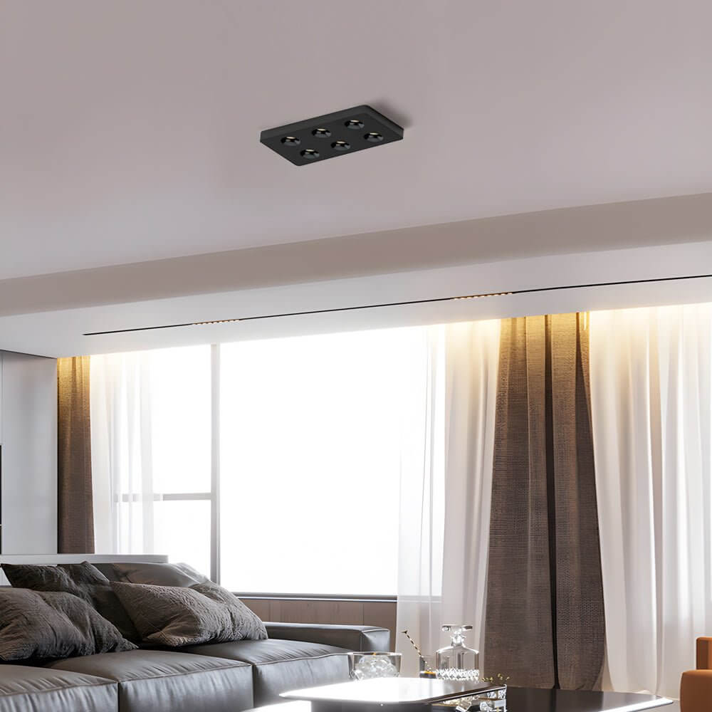 Square LED Anti - Glare Flush Mount Ceiling Light