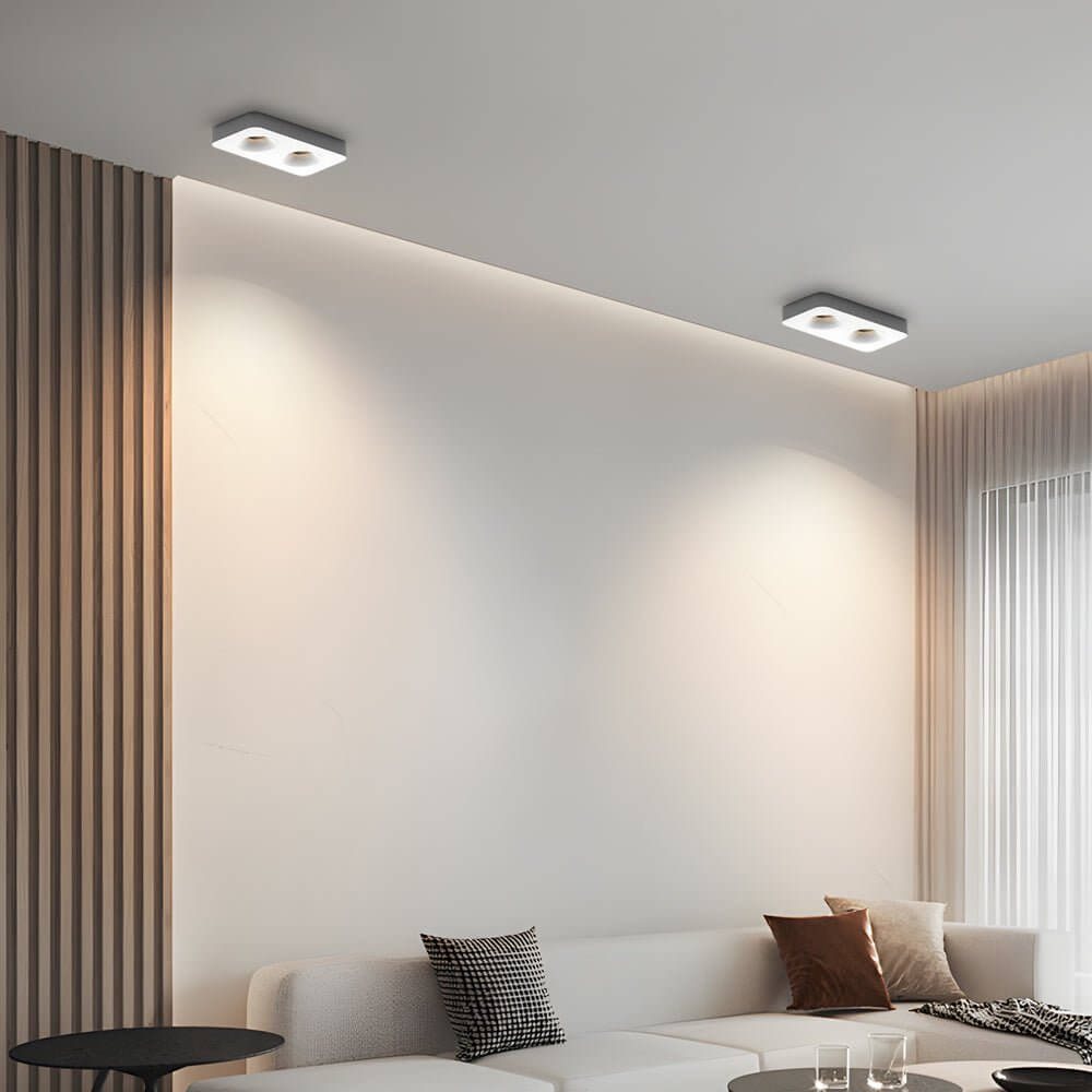 Square LED Anti - Glare Flush Mount Ceiling Light