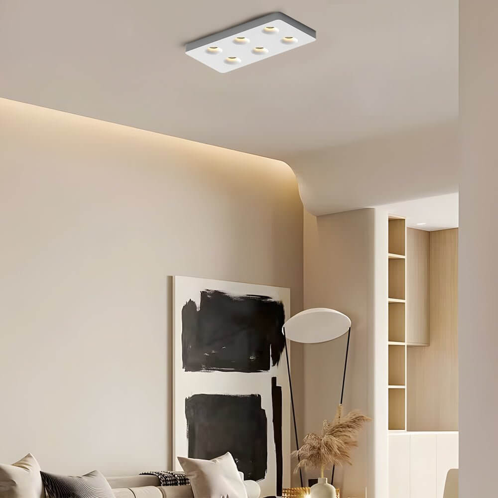 Square LED Anti - Glare Flush Mount Ceiling Light