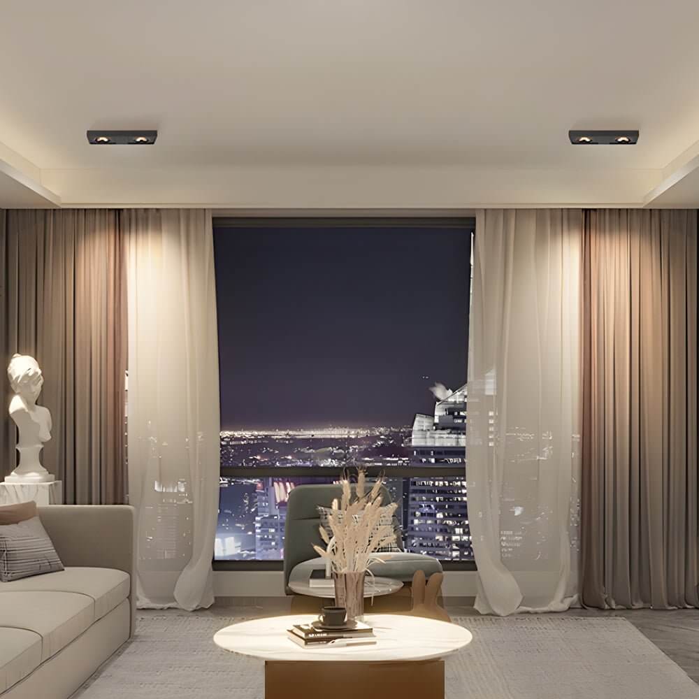 Square LED Anti - Glare Flush Mount Ceiling Light