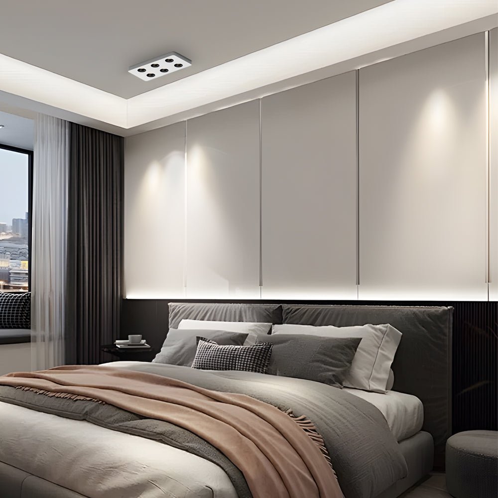 Square LED Anti - Glare Flush Mount Ceiling Light