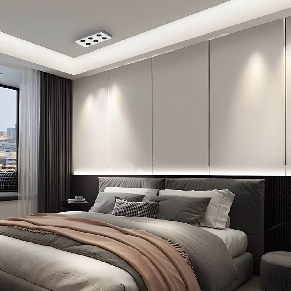 Square LED Anti - Glare Flush Mount Ceiling Light