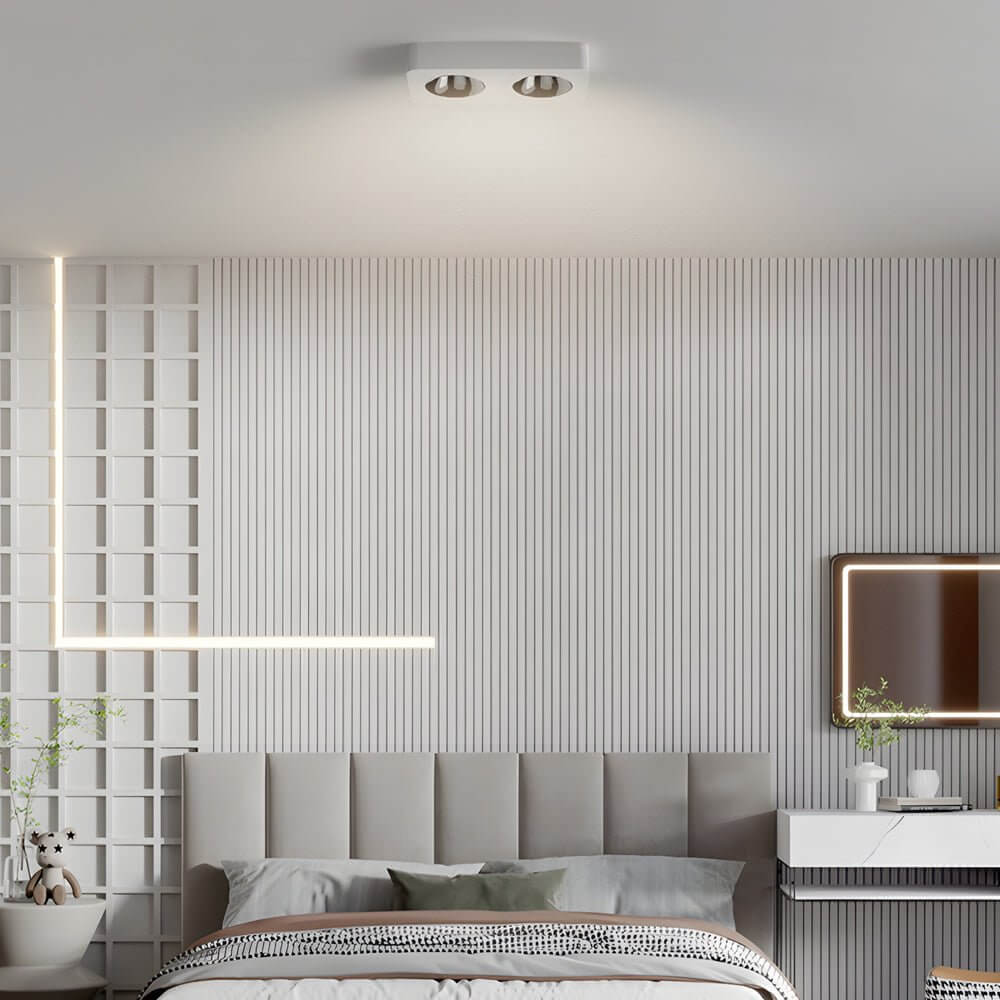 Square LED Anti - Glare Flush Mount Ceiling Light