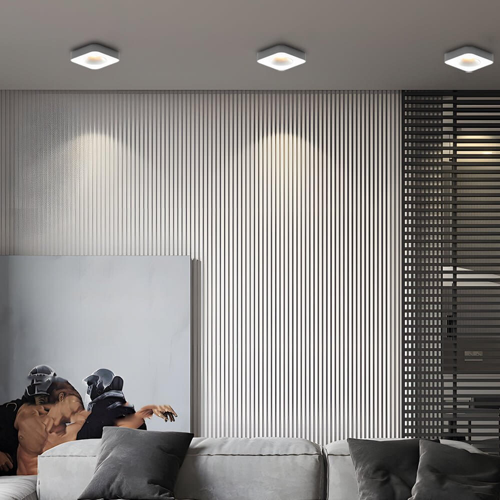 Square LED Anti - Glare Flush Mount Ceiling Light