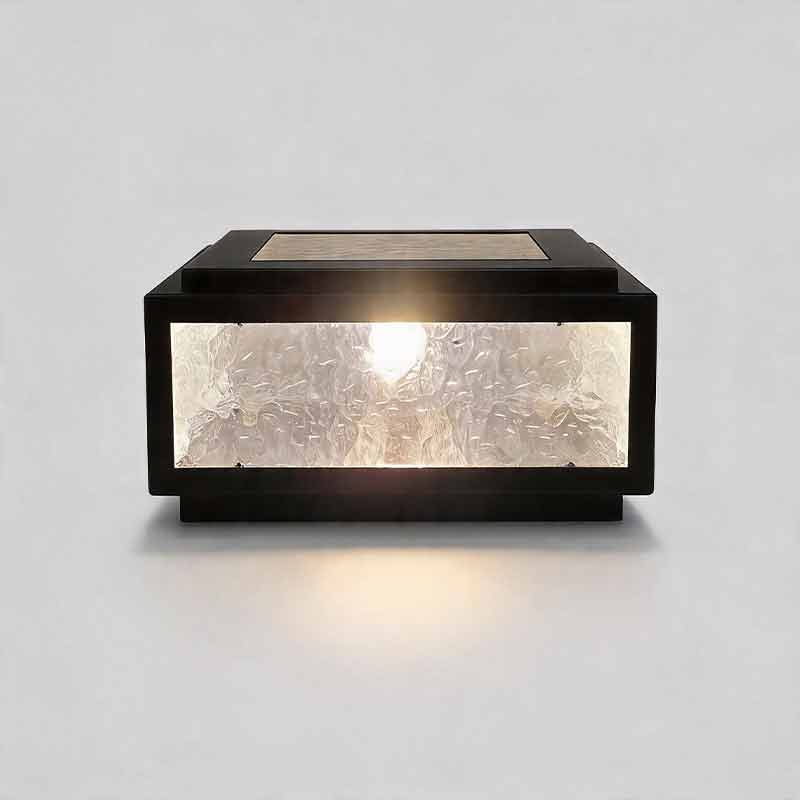 Square outdoor pillar lights combine modern LED brightness with waterproof design, perfect for illuminating gardens, pathways, and patios.