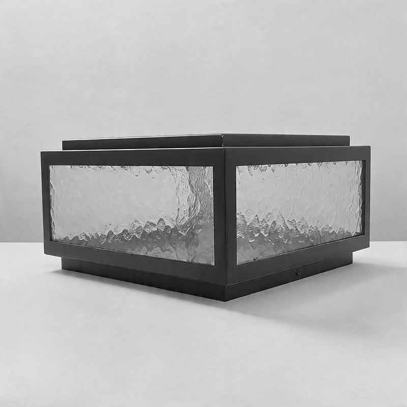 Add contemporary style and reliable lighting with square outdoor pillar lights, featuring LED technology and weatherproof construction.