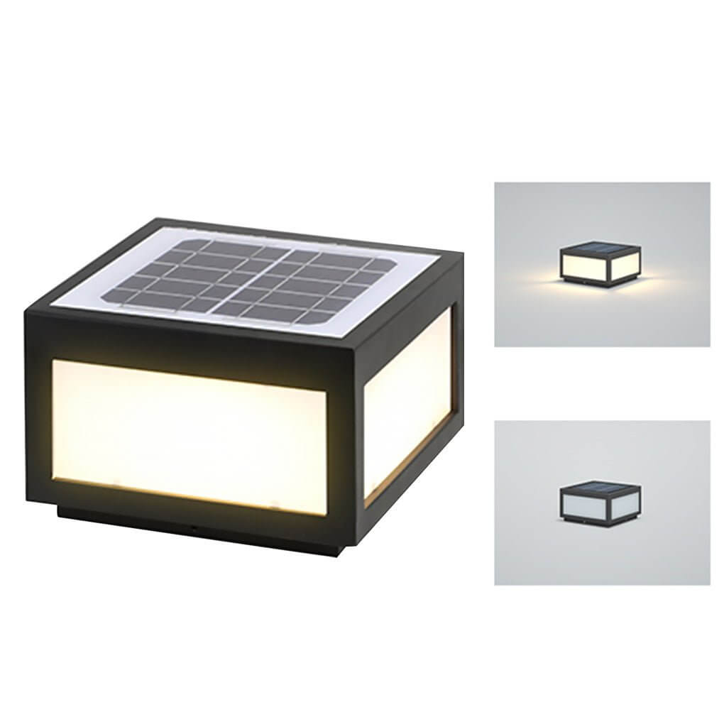 Protect outdoor areas with square pillar lights cube outdoor post LED pier mount light, built to resist rain, snow, and UV exposure.