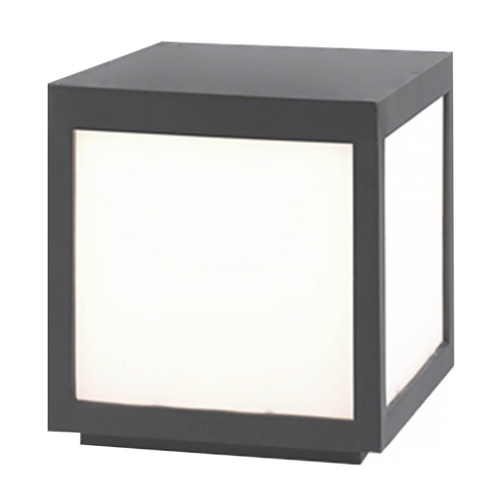 Light pathways and patios with square pillar lights cube outdoor post LED pier mount light, combining beauty and practical brightness.