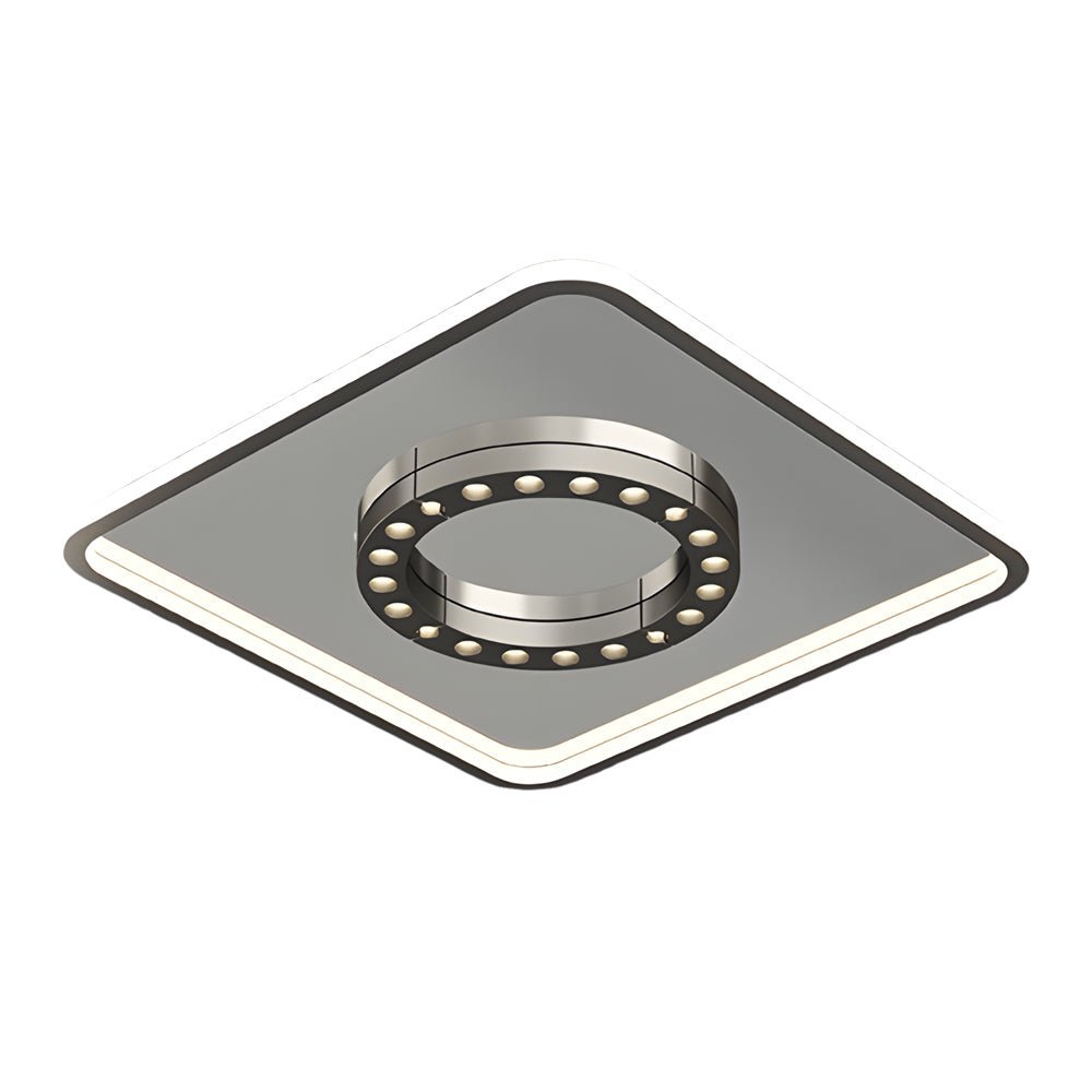 Square Round LED Anti - Glare 3 Step Dimming Modern Ceiling Lights Fixture