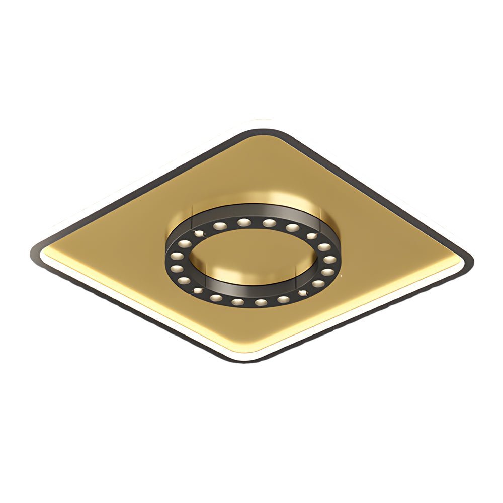 Square Round LED Anti - Glare 3 Step Dimming Modern Ceiling Lights Fixture