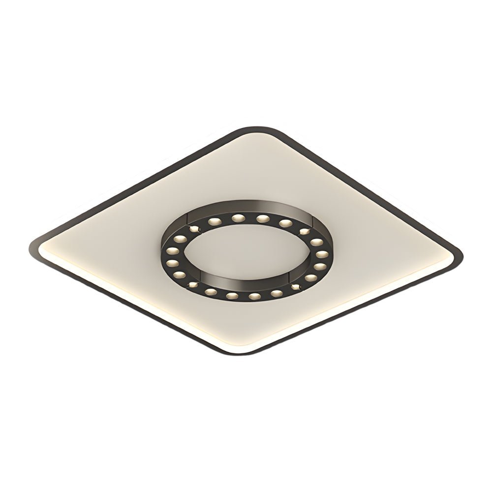 Square Round LED Anti - Glare 3 Step Dimming Modern Ceiling Lights Fixture