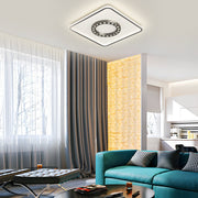 Square Round LED Anti - Glare 3 Step Dimming Modern Ceiling Lights Fixture