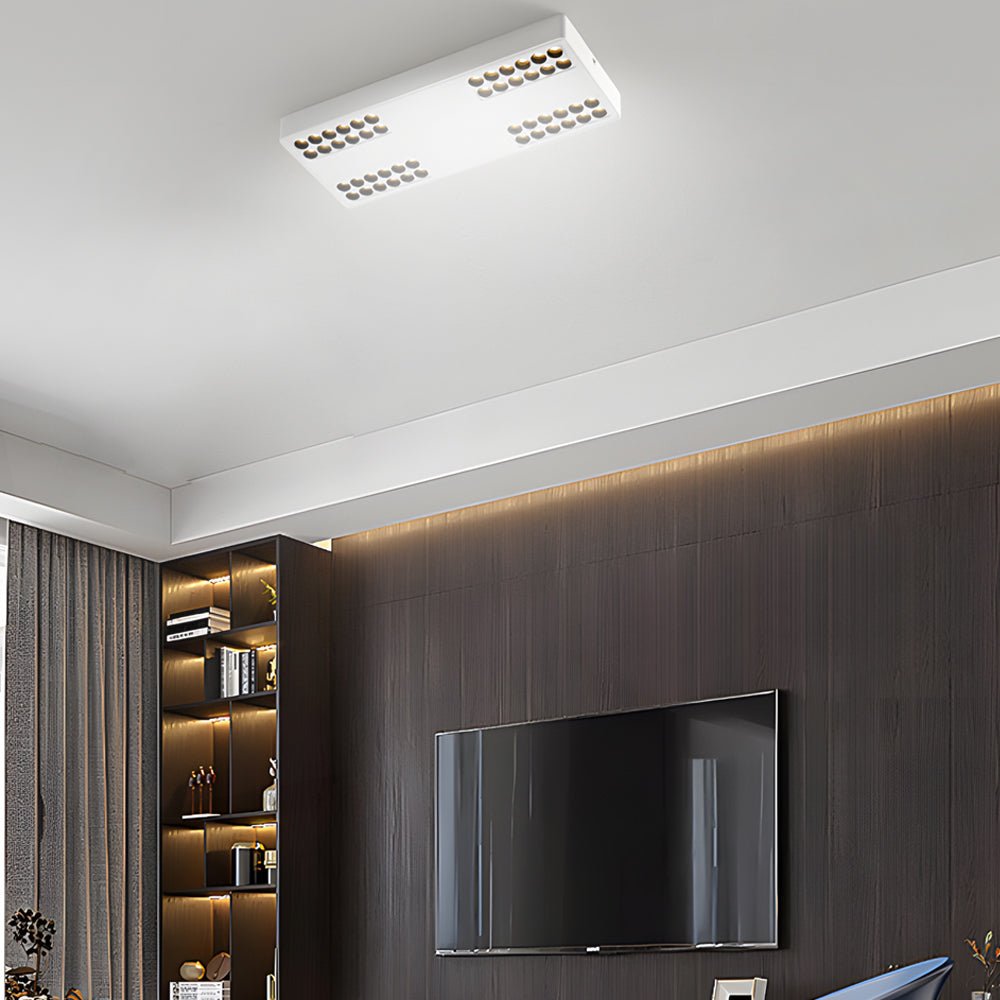 Square/Rectangle Aluminum LED Flush Mounted Ceiling Downlight