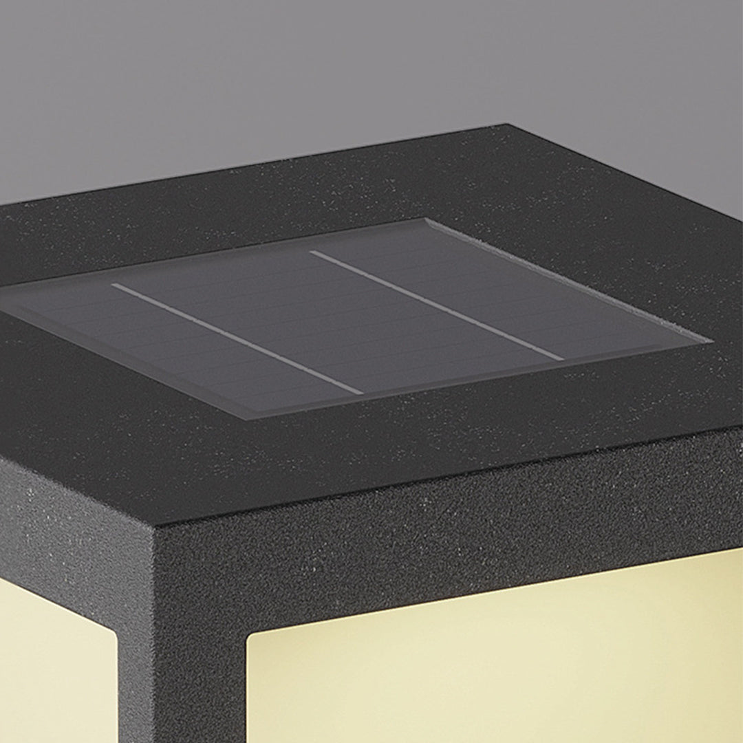 Stacked outdoor lighting modules with dark surface, handheld light modularity for customizable arrangements