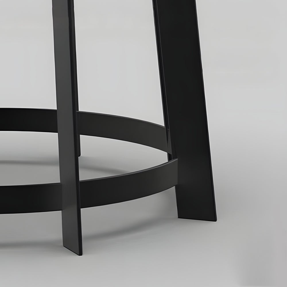 Stainless Steel Round Stool Solar Light Dual - Purpose Outdoor LED Fixture