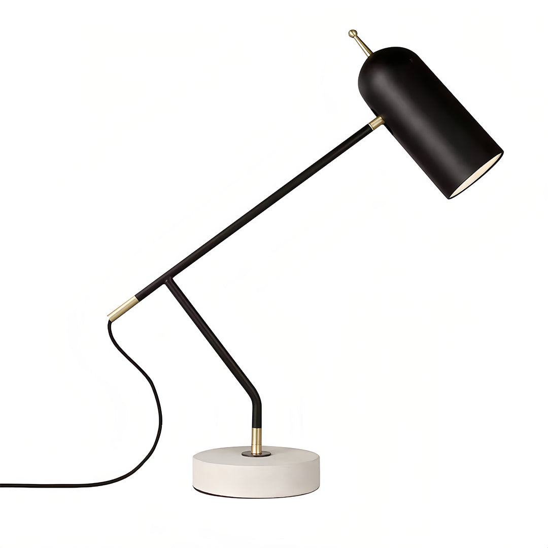 Stylish black desk lamps showcasing minimalist design and premium marble base construction