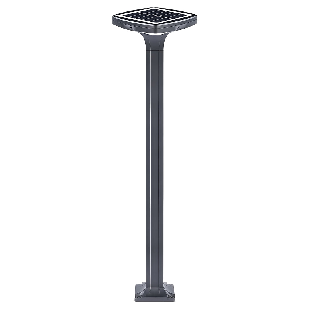 Stylish black outdoor wall light mounted beside a window, offering soft, ambient light.