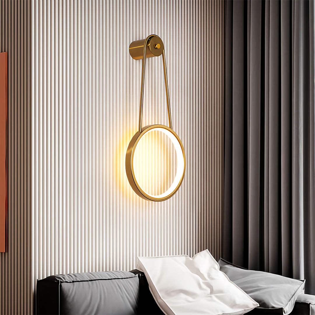 Stylish LED lights for landscaping creating dramatic lighting effects in bedroom environment