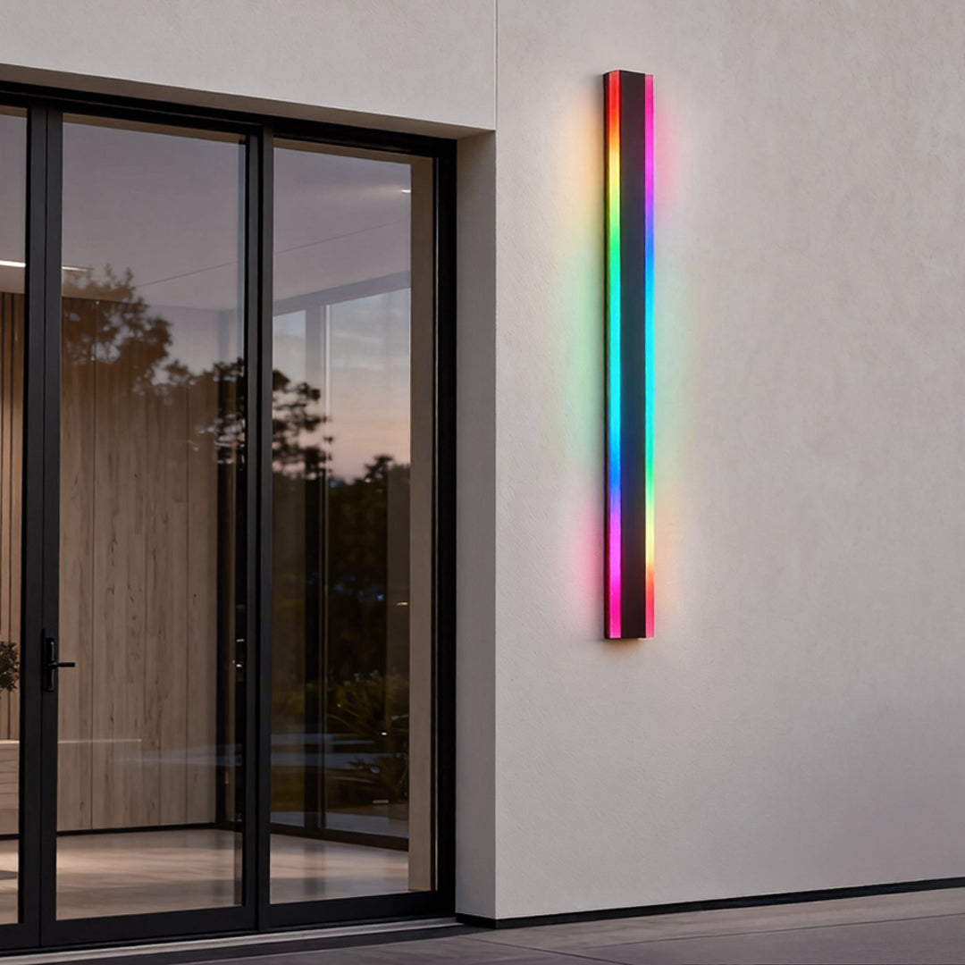 Create stunning lighting effects with RGB wall light modern linear waterproof LED metal light, adjustable for mood and style.