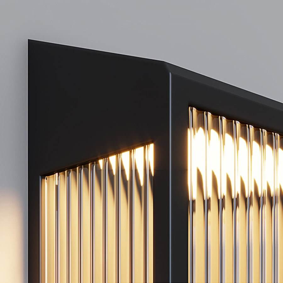 Stylish Vertical Ripped Acrylic LED Wall Lamp Waterproof & Modern Wall Lighting