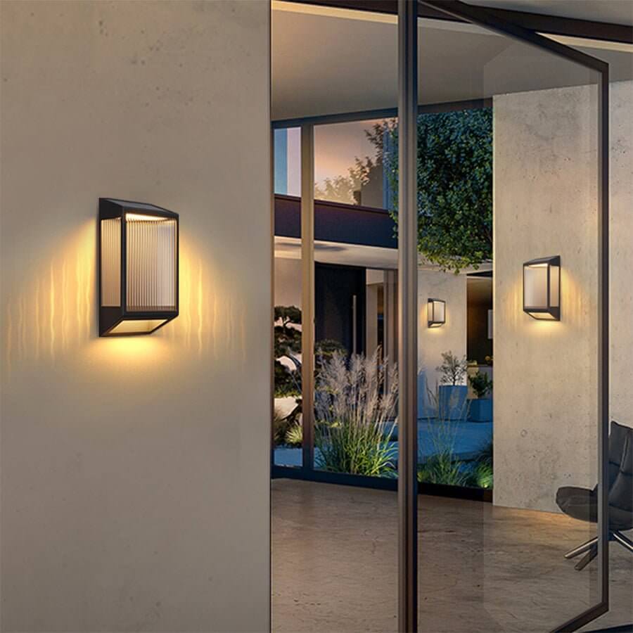 Stylish Vertical Ripped Acrylic LED Wall Lamp Waterproof & Modern Wall Lighting