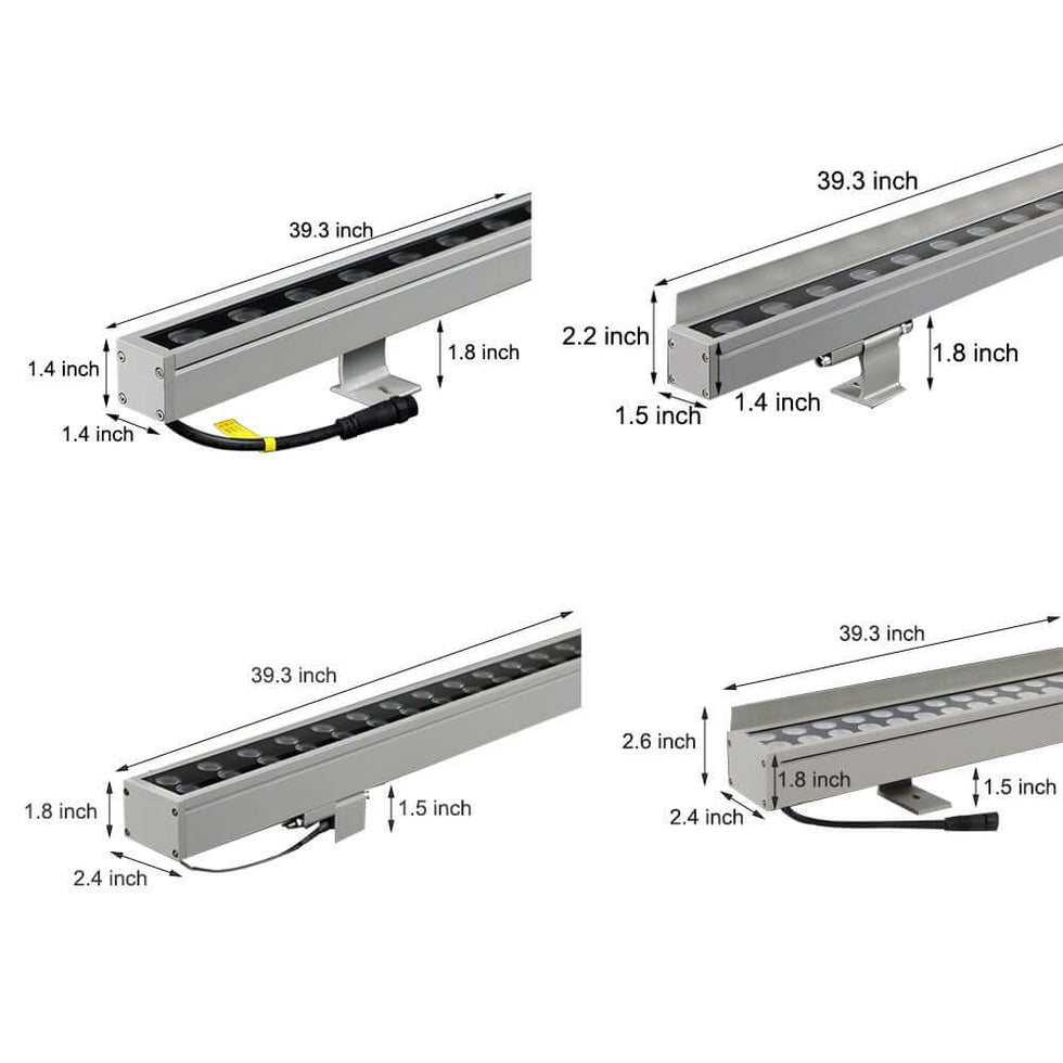 LED Wall Washer Light - High Power Linear Facade Bar – Dazuma