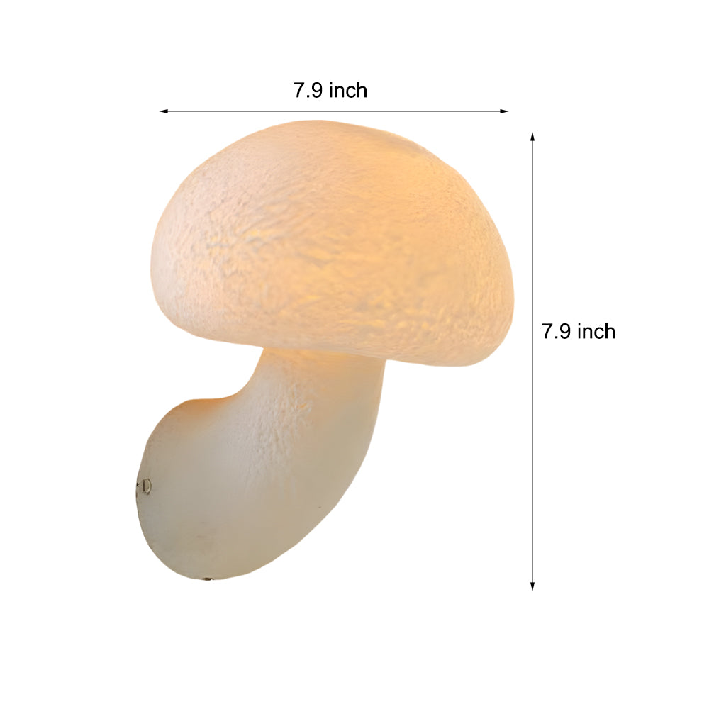 Technical specification drawing showing dimensions and mounting details for organic-shaped LED wall lights fixture design
