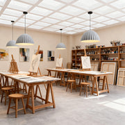 Gray Pendant Light Creative Pumpkin-Shaped Felt ceiling lights