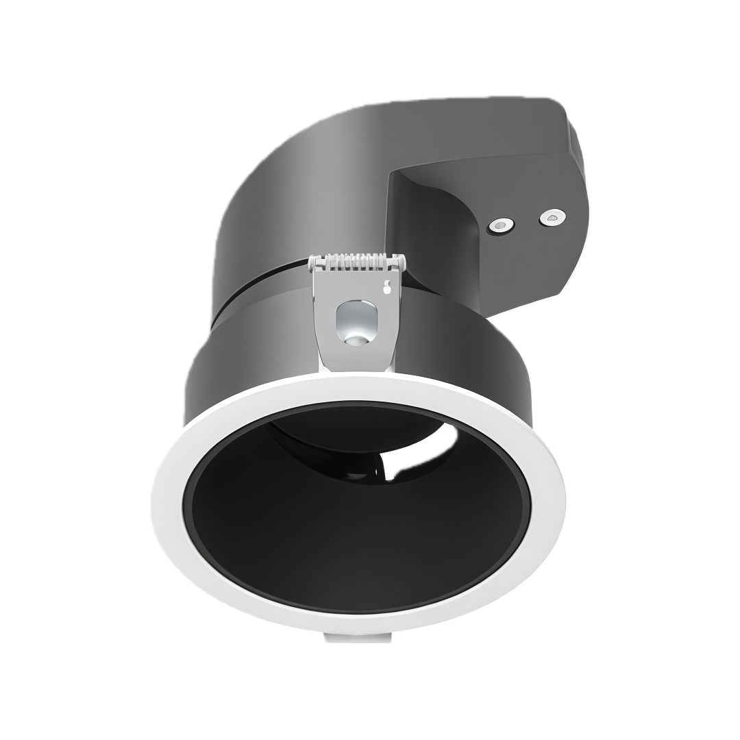 Tilting spotlights for house featuring black exterior with deep cone design for directional lighting