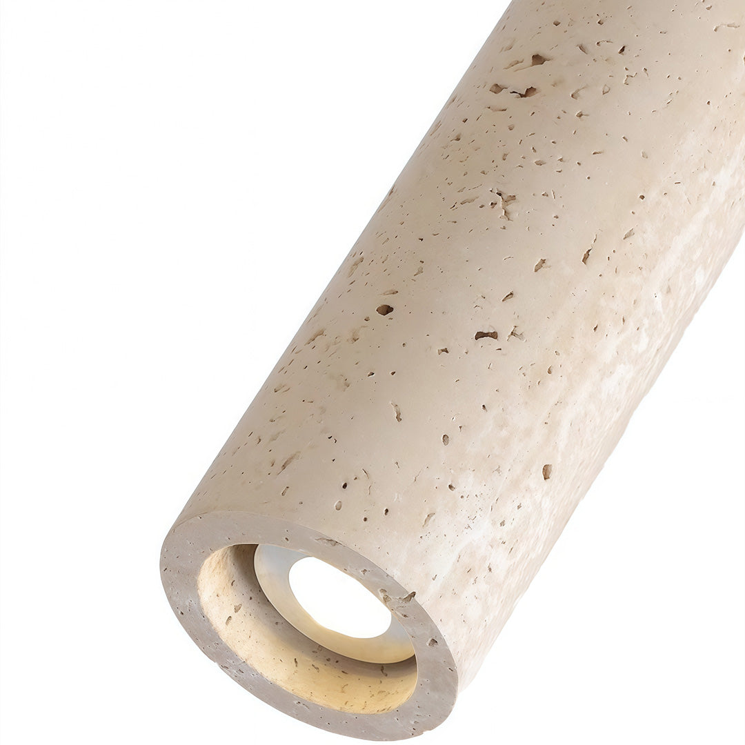 Top view of a cylinder downlight, showcasing the internal light source and modern aesthetic.