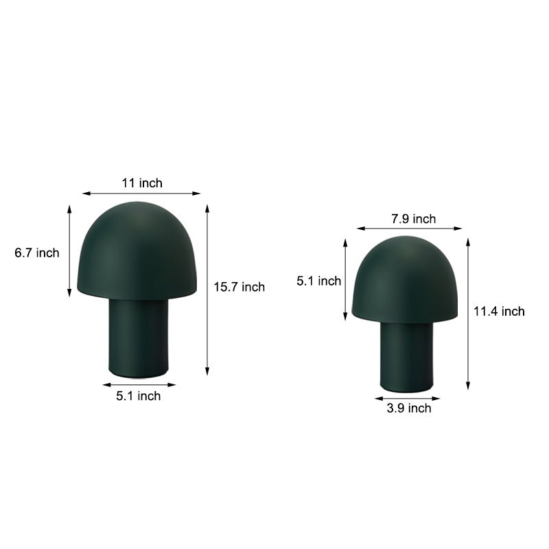 Touch - Control Dome Mushroom Frosted Ambient Table Lamp