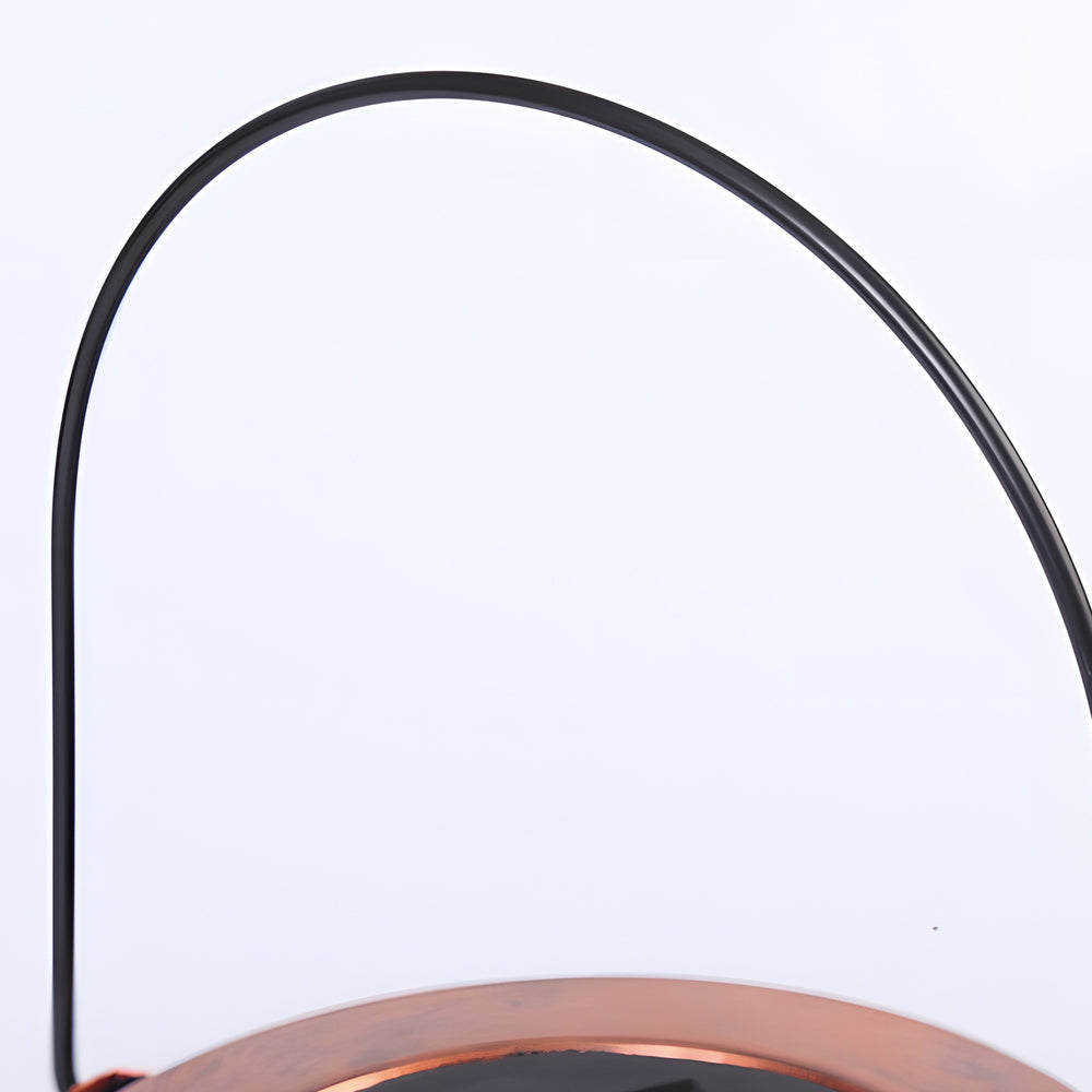 Tree of life lantern with a close-up of the handle and top.