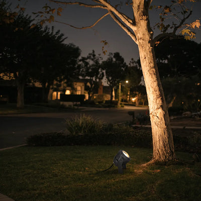 Tree Spotlight Modern Gray Outdoor Landscape Light
