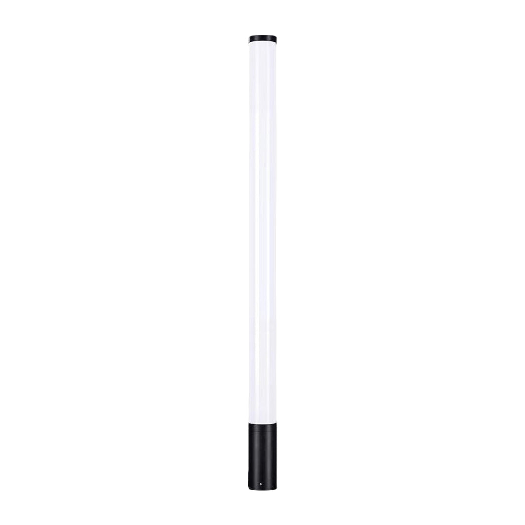 Tube landscape light in three different heights, showcasing versatile outdoor lighting options.
