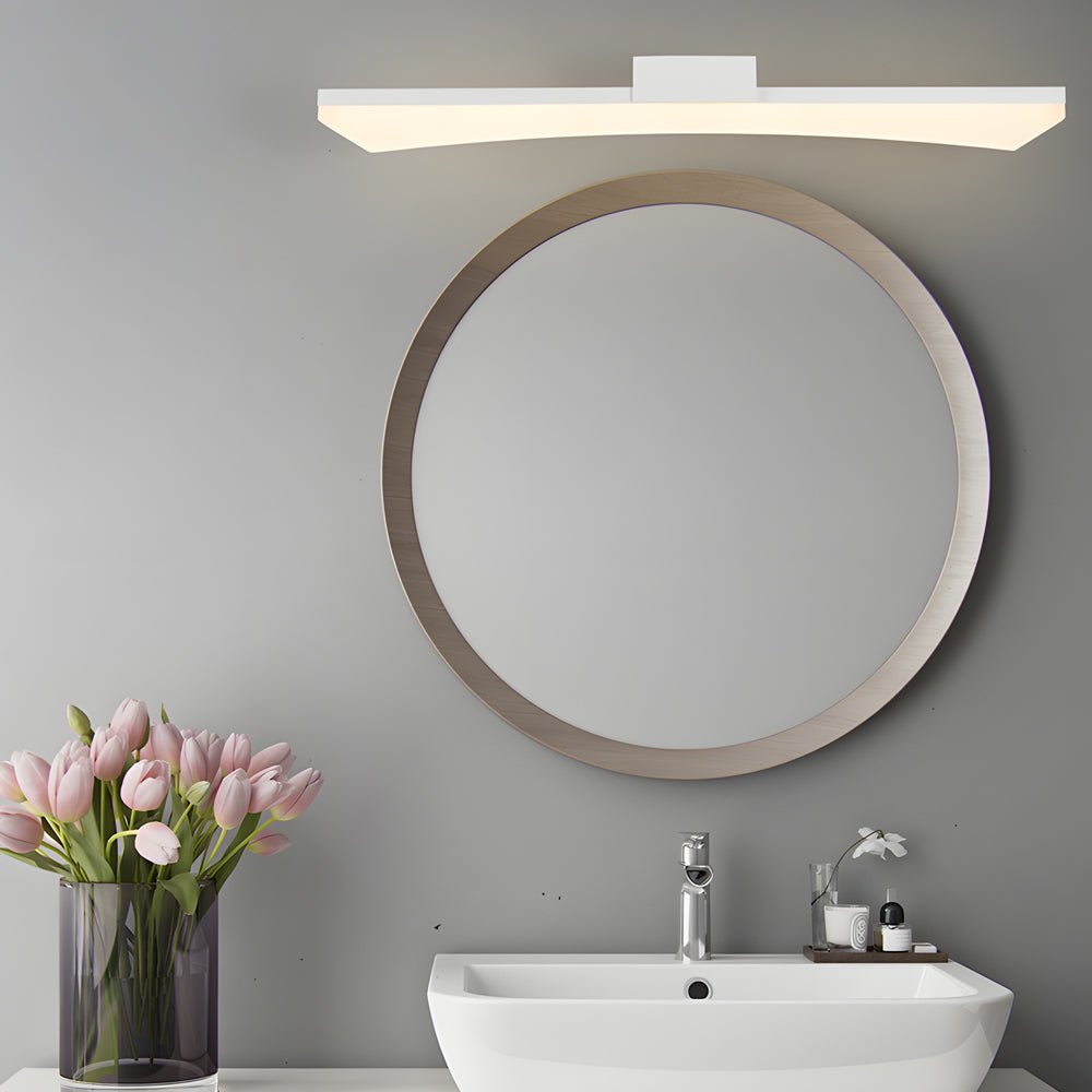 Ultra - Sleek Curved Linear LED Vanity Light for Modern Bathrooms