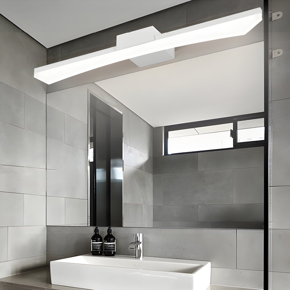Ultra - Sleek Curved Linear LED Vanity Light for Modern Bathrooms