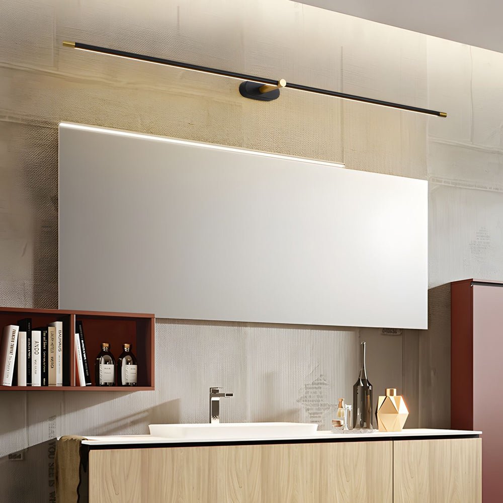 Ultra - Slim Cylindrical LED Bathroom Vanity Light with Indirect Lighting, 26.8''/38.6''/50.4''