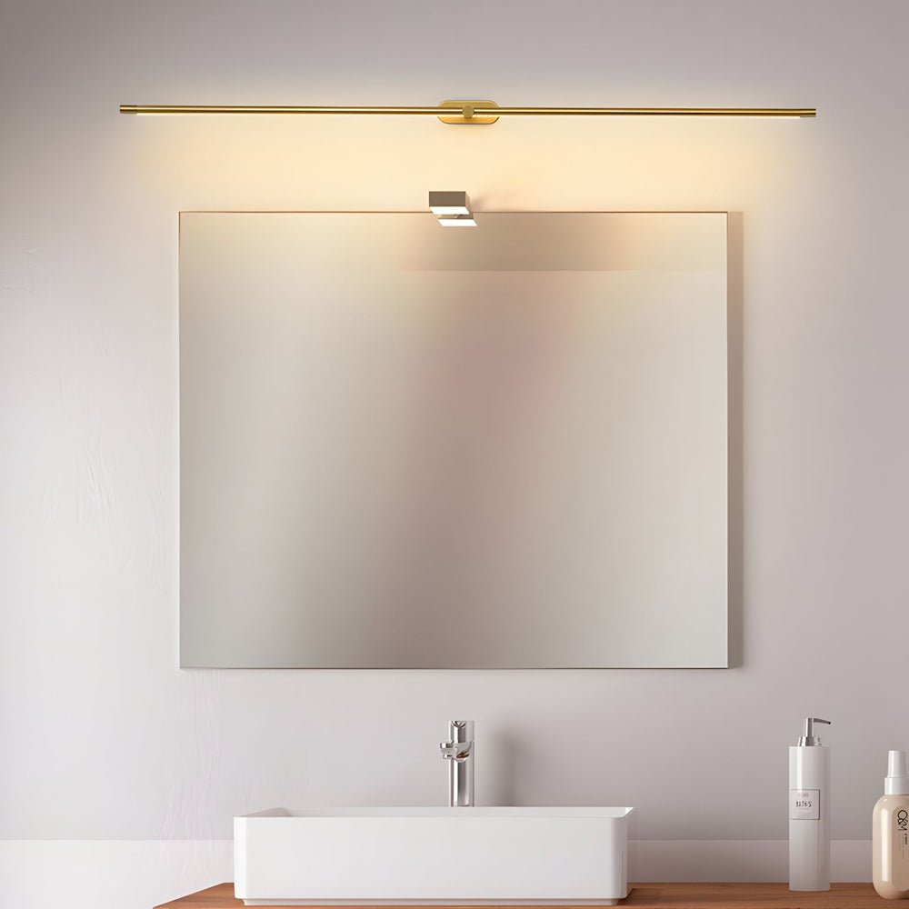 Ultra - Slim Cylindrical LED Bathroom Vanity Light with Indirect Lighting, 26.8''/38.6''/50.4''