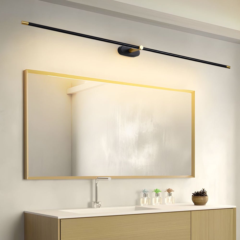 Ultra - Slim Cylindrical LED Bathroom Vanity Light with Indirect Lighting, 26.8''/38.6''/50.4''
