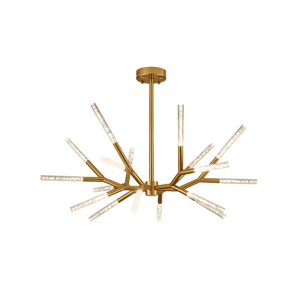 Unique Acrylic Branches LED Minimalist Lines Postmodern Chandelier Lamp