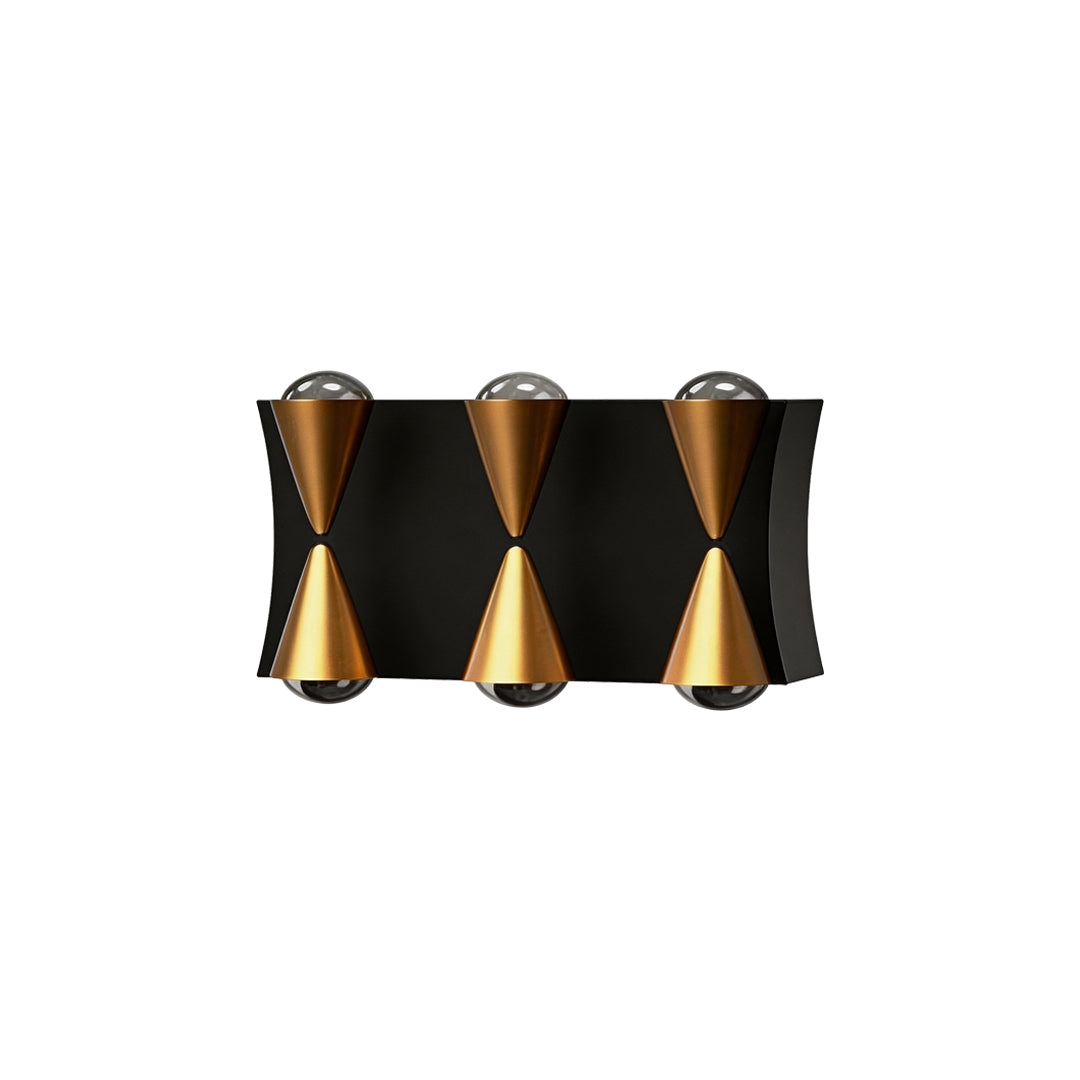 Up down lighting wall lights with a contemporary design, providing ambient lighting.