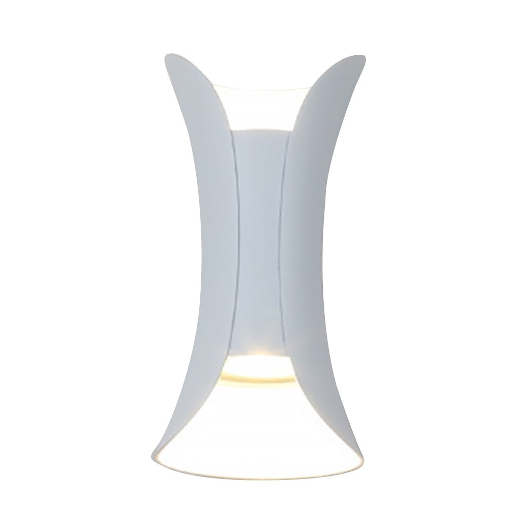 Up down lighting wall lights dual head arc wall lamp is perfect for modern decor with clean and minimal aesthetics.