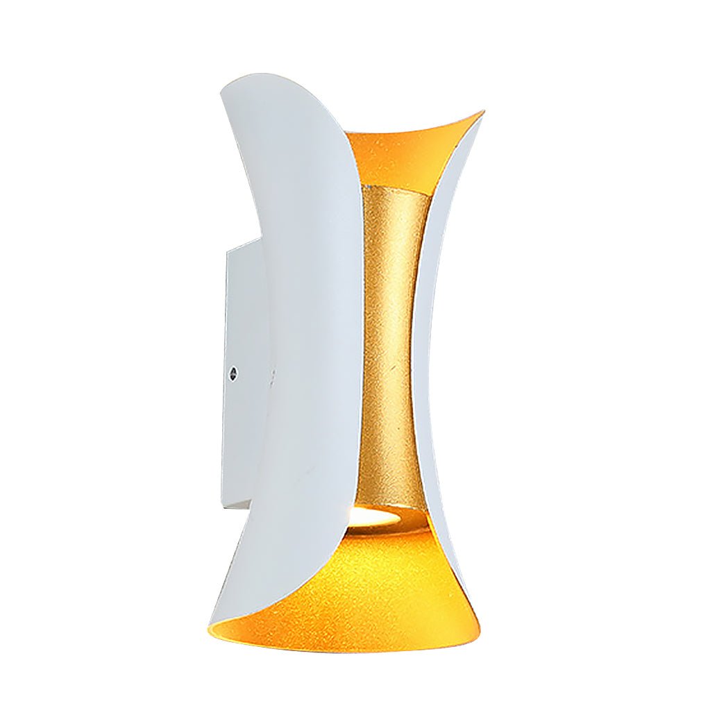 Up down lighting wall lights dual head arc wall lamp adds decorative lighting to hallways, entrances, and exteriors.