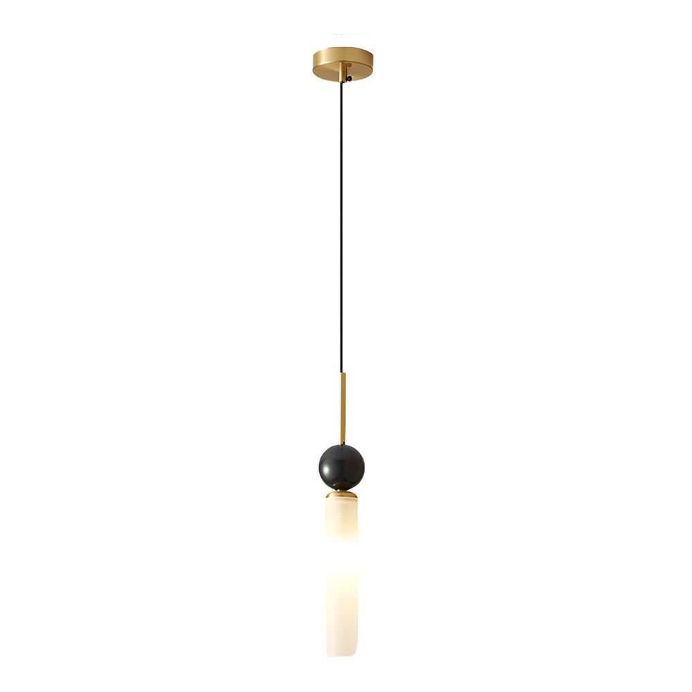 Vertical Marble Cylinder 1 - Light Pendant Light - Modern Hanging Lamp