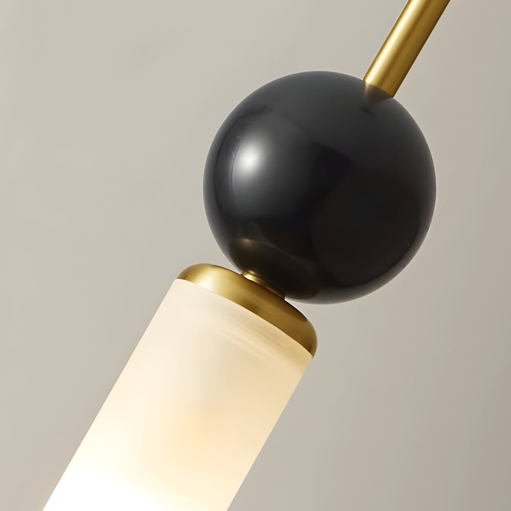 Vertical Marble Cylinder 1 - Light Pendant Light - Modern Hanging Lamp