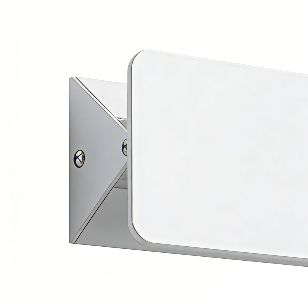 Side view of wall adjustable light showing slim profile design.