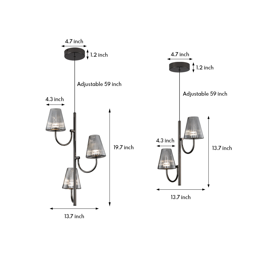 Technical specification sheet showing multiple wall sconce designs with detailed measurements and installation diagrams